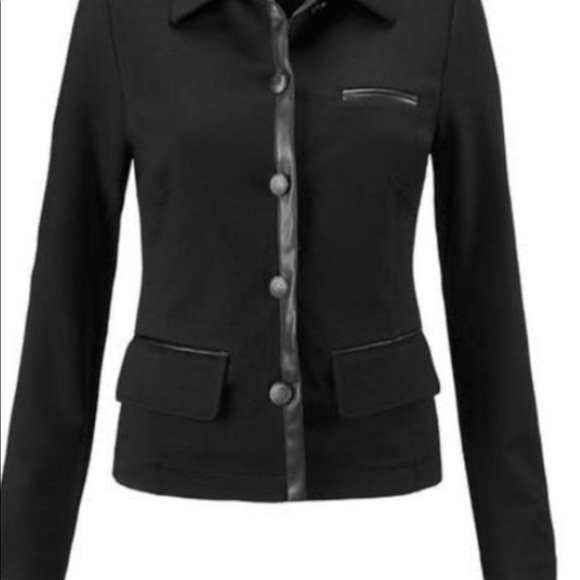 Cabi Jacket Tudor Black Blazer Jacket M - Picture 2 of 7